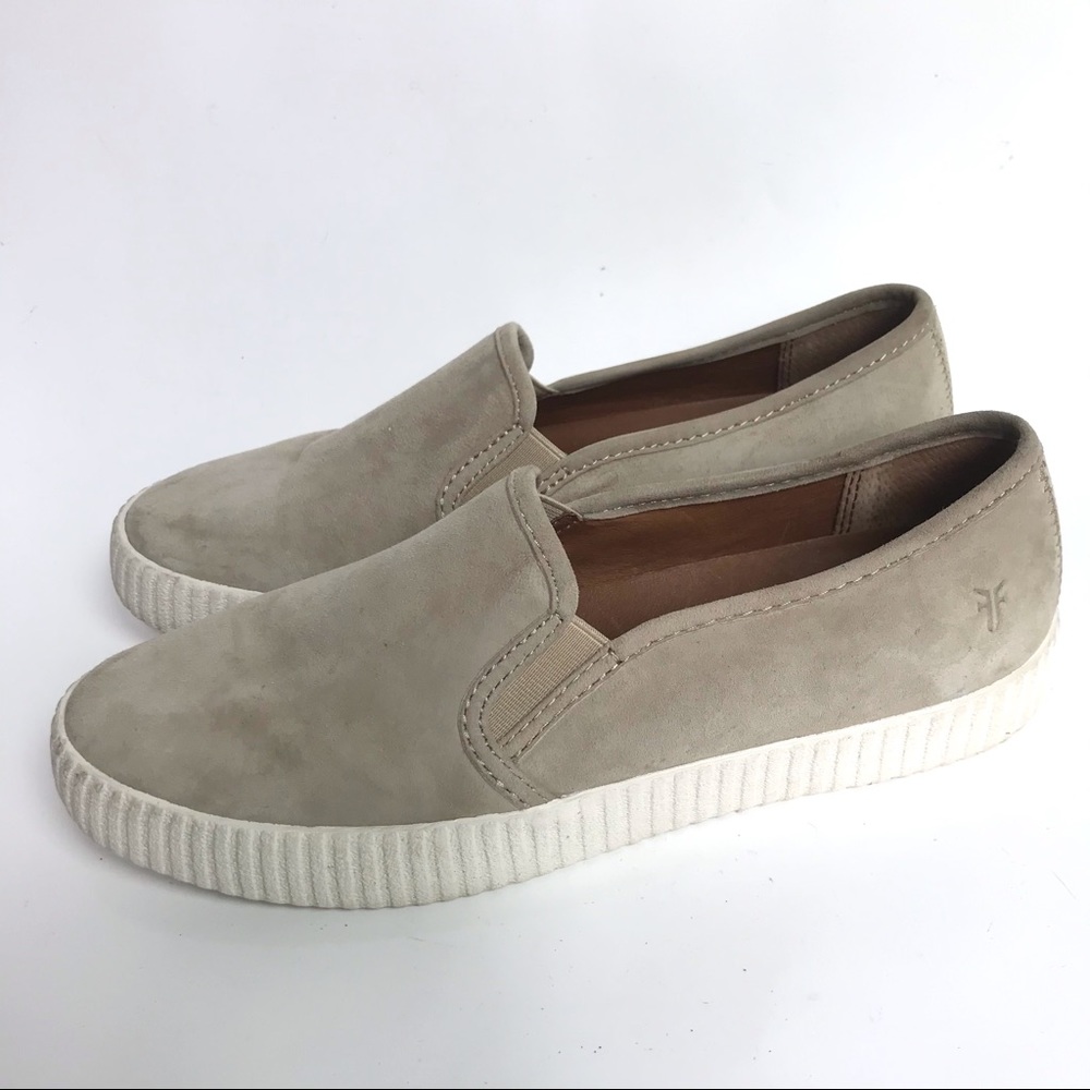 FRYE Camille leather slip-on sneakers- 7
